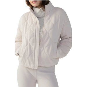 Sanctuary Weekend Padded Jacket from Nordstrom Color: Toasted Marshmallow Size S